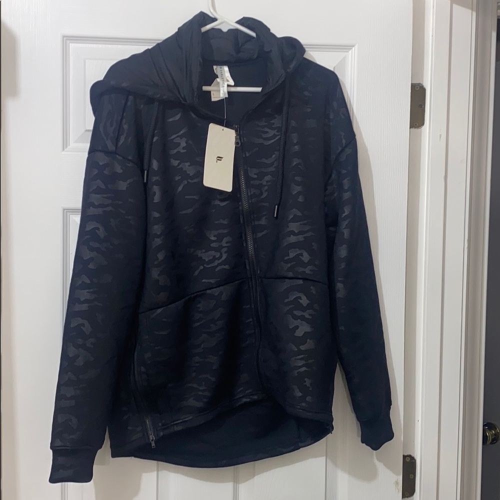 FABLETICS Lotto full zip jacket removable hood
